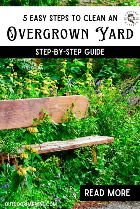 Overgrown Yard Cleanup Made Easy In 5 Steps - Outdoor Happens