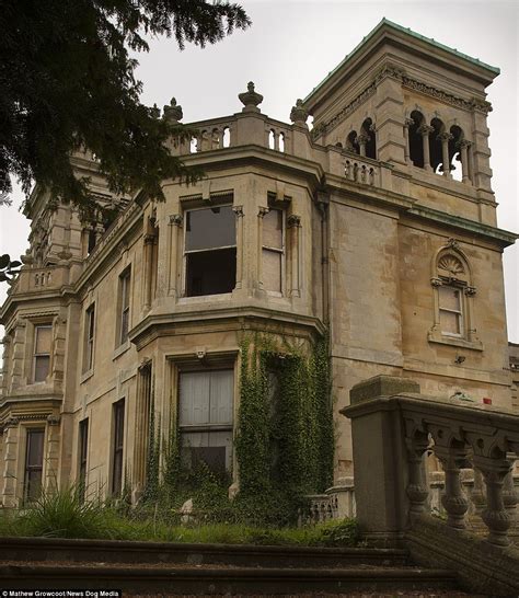 Overgrown and falling apart, the 114-room 19th century mansion …