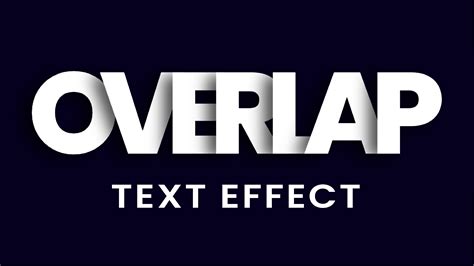 Overlap Text Effect With HTML and CSS Coding Artist