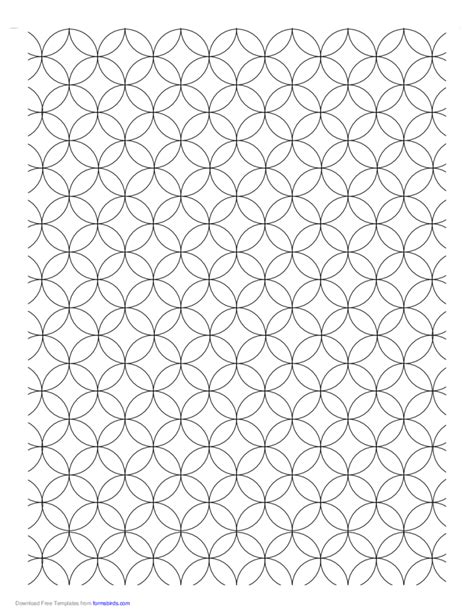 Overlapping Circles Graph Paper Free Download