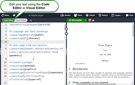 Overleaf Online LaTeX Editor
