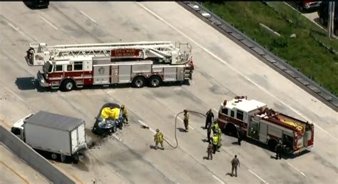 Overnight I-95 accident in Fort Lauderdale leaves at least 1 dead