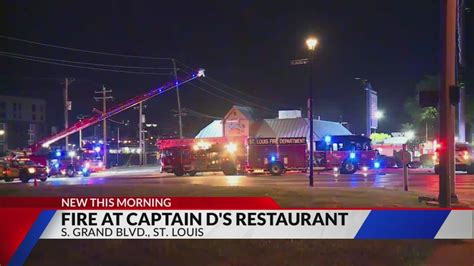 Overnight fire damages Captain D's restaurant