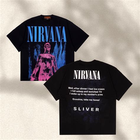 Oversize TSHIRT TOXIC1805 NIRVANA SLIVER Shopee Singapore