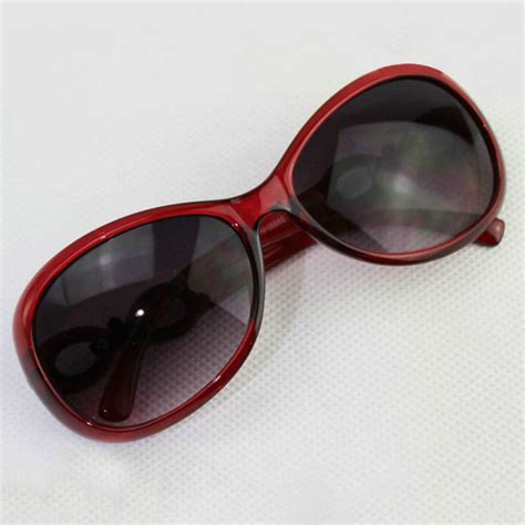 Oversized Sunglasses UV Protection Polarised Round Frame