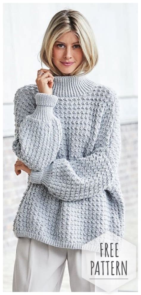 Oversized Sweater Crochet Pattern