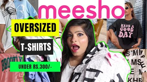 Oversized trendy T-shirt - meesho.com