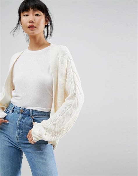 Oversized-Strickjacken Oversized-Grobstrickjacken ASOS