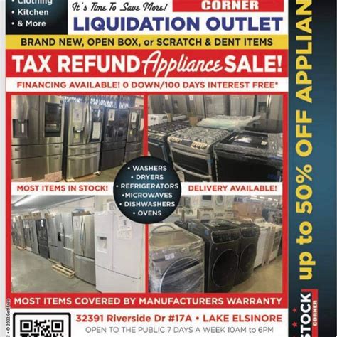 Overstock Corner in Lake Elsinore. Address: 32391 Riverside Dr, unit 17, Lake Elsinore, CA 92530. Call Now: (951) 457-4443 Email: [email protected] Hours. Mon – Sat: 10AM – 7PM Sun: 10AM – 6PM Get Directions About Us.