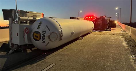 Overturned tanker prompts road closures, impacts some …