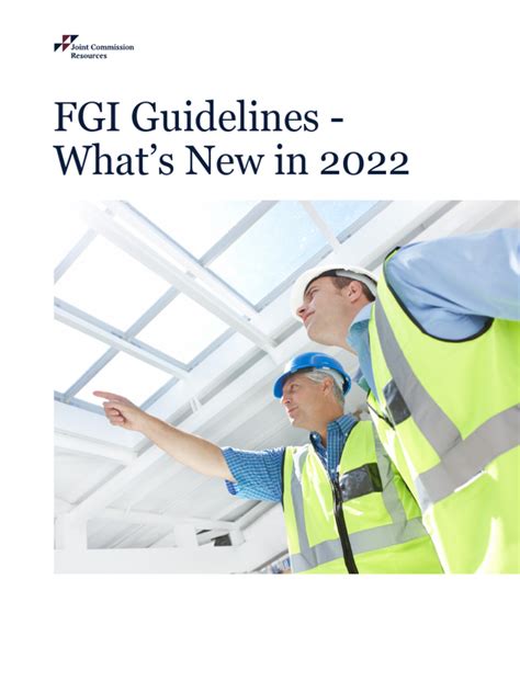 Overview of the 2024 FGI Guidelines Revisions