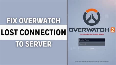 Overwatch Lost Connection to Game Server {Solved}