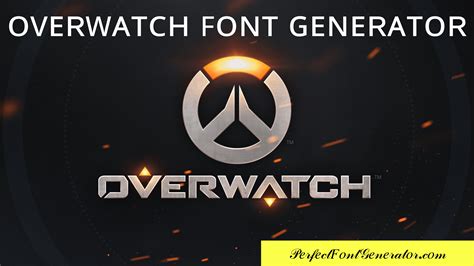 Overwatch Stylish Name Generator with Cool Symbols