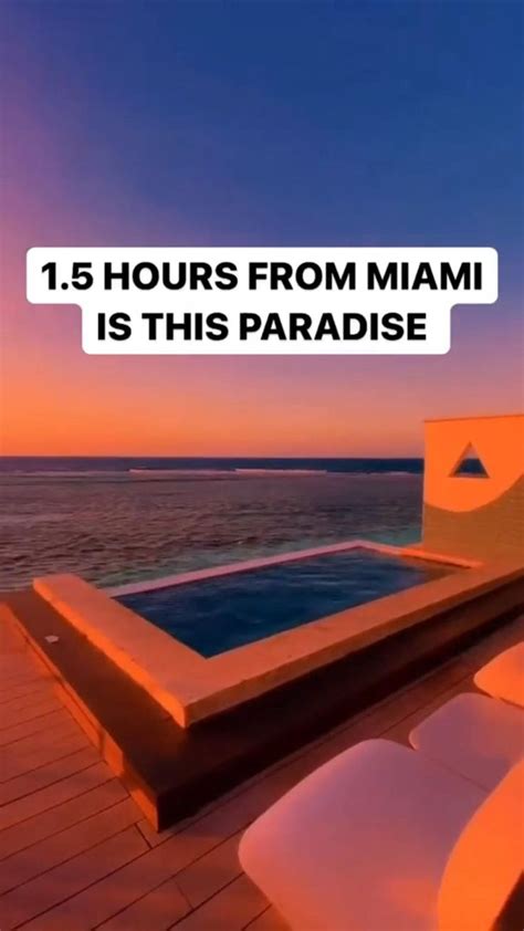 Overwater bungalows 1.5 hours from Miami 🤯 # ... - TikTok