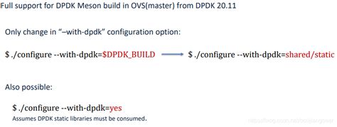 Ovs dpdk installation.  At a minimum, the dpdk-init option must be set to either t...