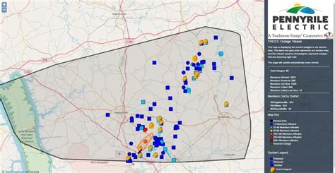 Click Here to View an Interactive Map of Known Outages. 