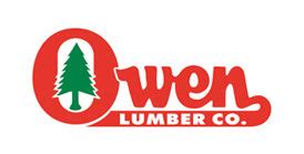  Owen Lumber Company. Primary Navigation Menu. Menu . ... 816-524-3522 - Lee's Summit. Affiliated with: Affiliated with: Products. Columns | Decking | Deck Lighting 
