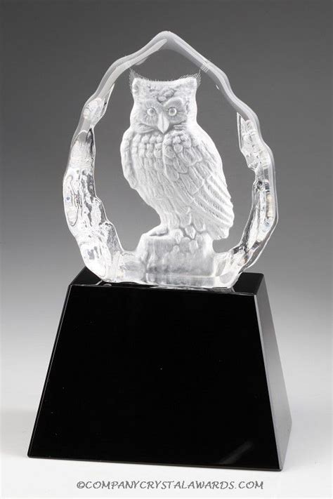 Owl Awards Archives - Corporate Crystal Awards Crystal Plaques ...