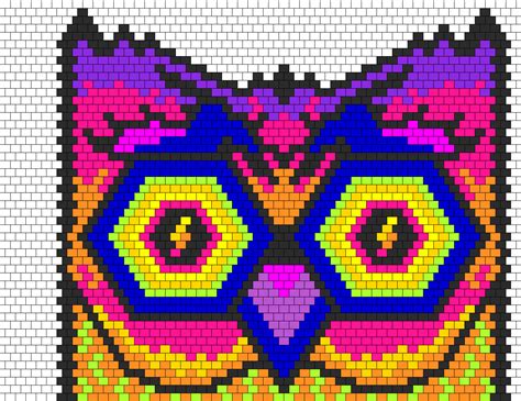 Owl Bead Pattern Peyote Bead Patterns Animals Bead Patterns