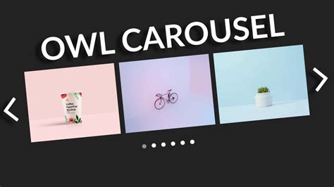 Owl carousel jquery.  Complete documentation and tutorial for OWL Carousel JavaScrip...