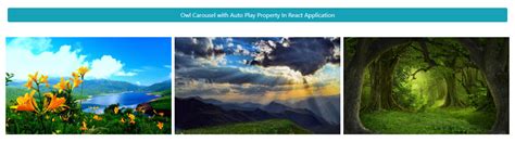 Owl carousel react.  Jun 3, 2018 · For integrate owl carousel is reactjs, I have u...