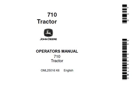 Owner manual 710 l john deere. - Kitchen ventilation systems and food service equipment fabrication installation guidelines.
