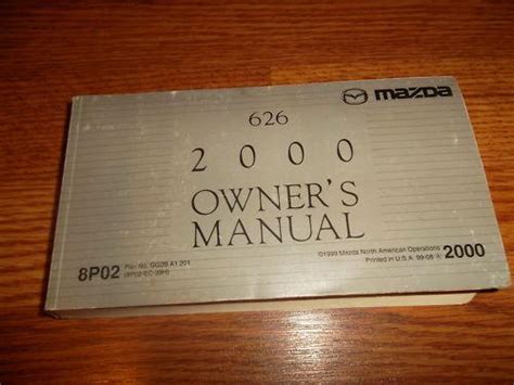 Owner manual for a 2000 mazda 626. - Kyocera paper feeder pf 1 service repair manual.