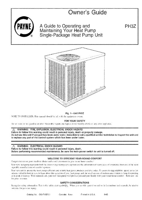 Owner manual for payne heat pump. - Stihl ms 200 power tool service manual download.