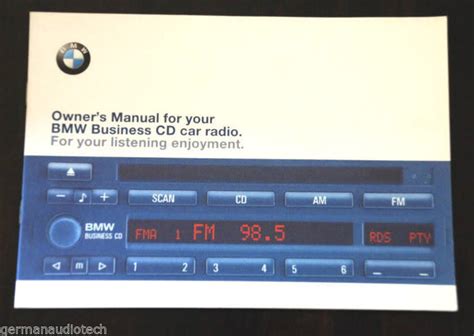 Owner manual for your bmw business cd car radio. - 2009 polaris rzr efi 800 bedienungsanleitung.