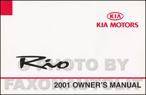 Owner manual kia rio 2001 free. - A sea kayaker s guide to north puget sound.