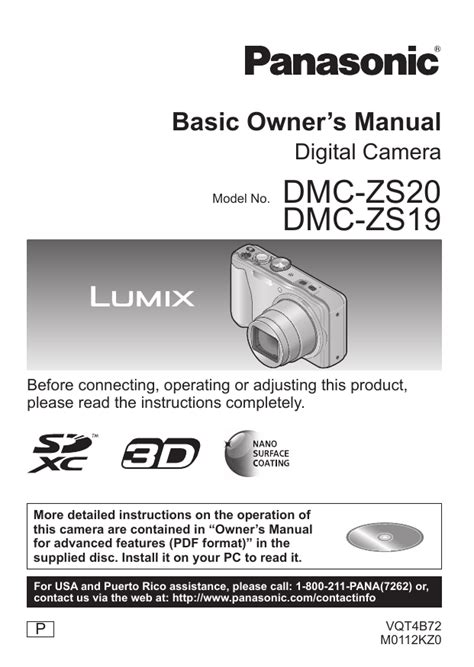 Owner s manual panasonic dmc zs19. - Aisc manual of steel construction allowable stress design.