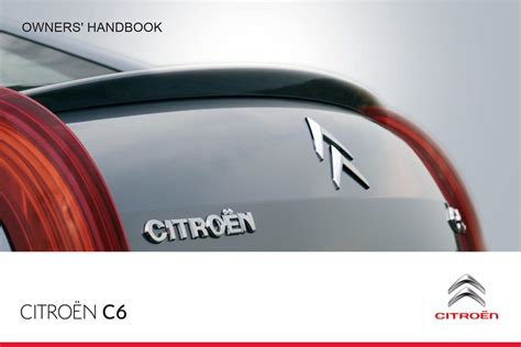 Owners Manual C6