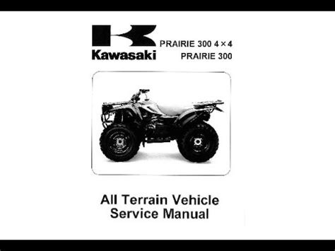Owners manual 2000 kawasaki 300 praire. - 1993 2000 honda trx300ex service repair manual.