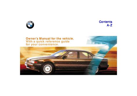 Owners manual for 1997 bmw e38. - Mcculloch power mac pm 650 manual.