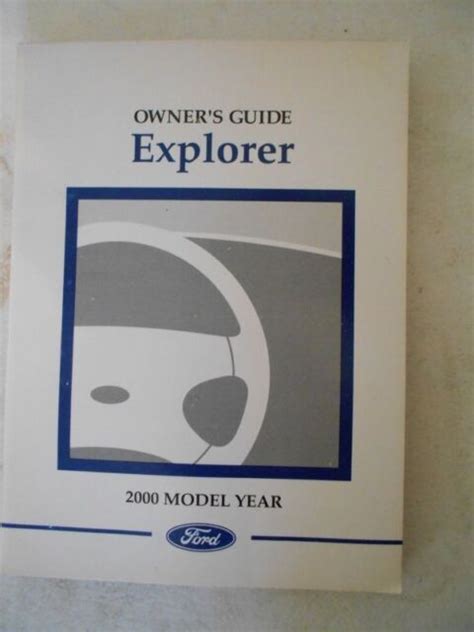 Owners manual for 2000 ford explorer xls. - Emerson 1f98 0600 installation guide pepco.