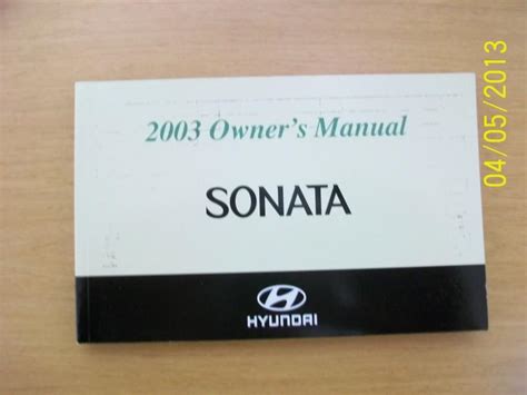 Owners manual for 2003 hyundai sonata. - Guida ai test di assistente fiscale.