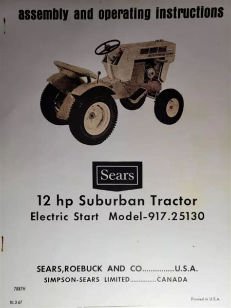 Owners manual for 67 sears suburban. - Love among the haystacks and other stories.