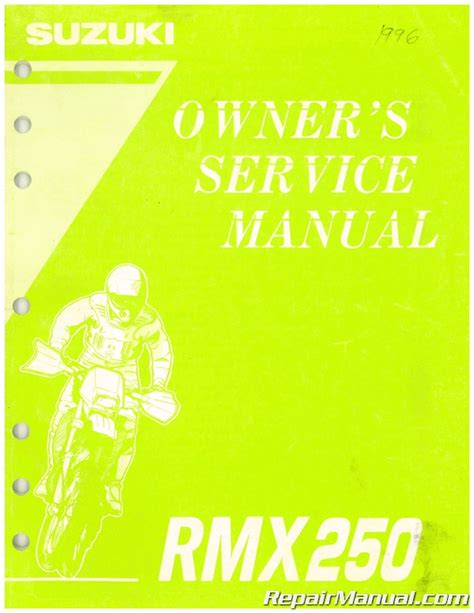 Owners manual for 92 sizuki rmx 250. - The comprehensive guide to soviet orders and medals.