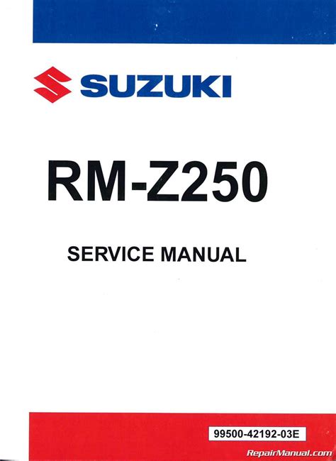 Owners manual for a 2013 rmz 250. - Vorbereitungsanleitung für die ase parts fachprüfung p 2.