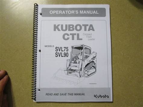 Owners manual for a kubota svl 90. - Christe, der du bist tag und licht.