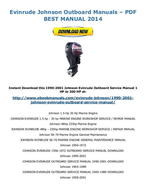 Owners manual for evinrude 15 hp. - Roland w 30 manuale di servizio.