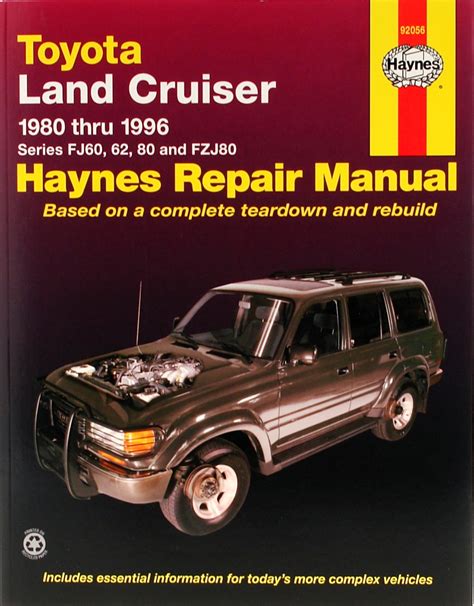 Owners manual for fj80 land cruiser. - Manuale di servizio per modelli di generatori yamaha ef600.