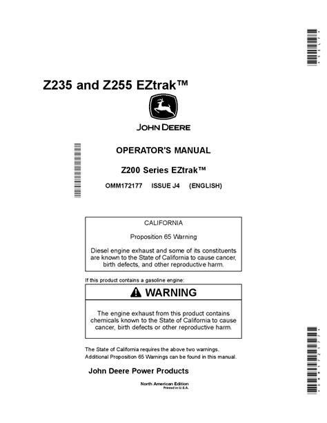 Owners manual for john deere z235. - A raisin in the sun act 2 study guide answers.