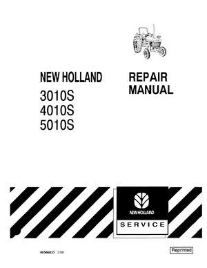 Owners manual for new holland 3010s tractor. - Manuale del motore stuart turner p66.