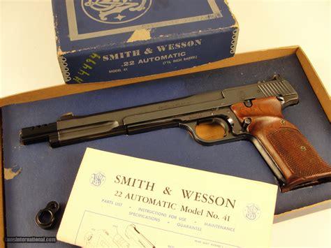 Owners manual for smith and wesson model 41. - Ich wäre ja sonst nie mehr an arbeit rangekommen!.