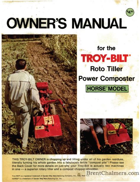 Owners manual troy bilt roto tiller power composter four speed horse model. - Baixar manual do sony ericsson xperia x8.