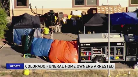 Owners of Colorado funeral home arrested after 189 bodies found on premises