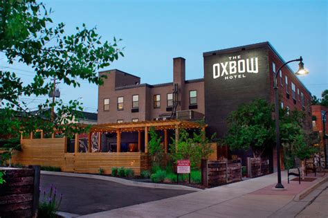 Oxbow hotel eau claire. The Oxbow, a boutique hotel in Eau Claire, WI was designed in collaboration with SDS Architects and Longform LLC. Rising from the rundown Green Tree Inn complex, on Galloway Street in downtown Eau Claire, The Oxbow Hotel reinvents the two buildings into a world-class hospitality destination. Once the rundown Green Tree Inn in downtown Eau ... 