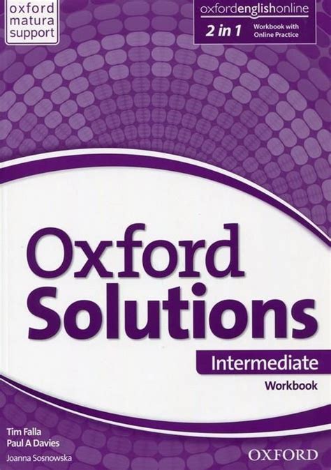 Oxford Solutions Intermediate Work Key