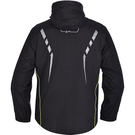 Oxford Stormseal Over Jacket - Black / Fluo Yellow